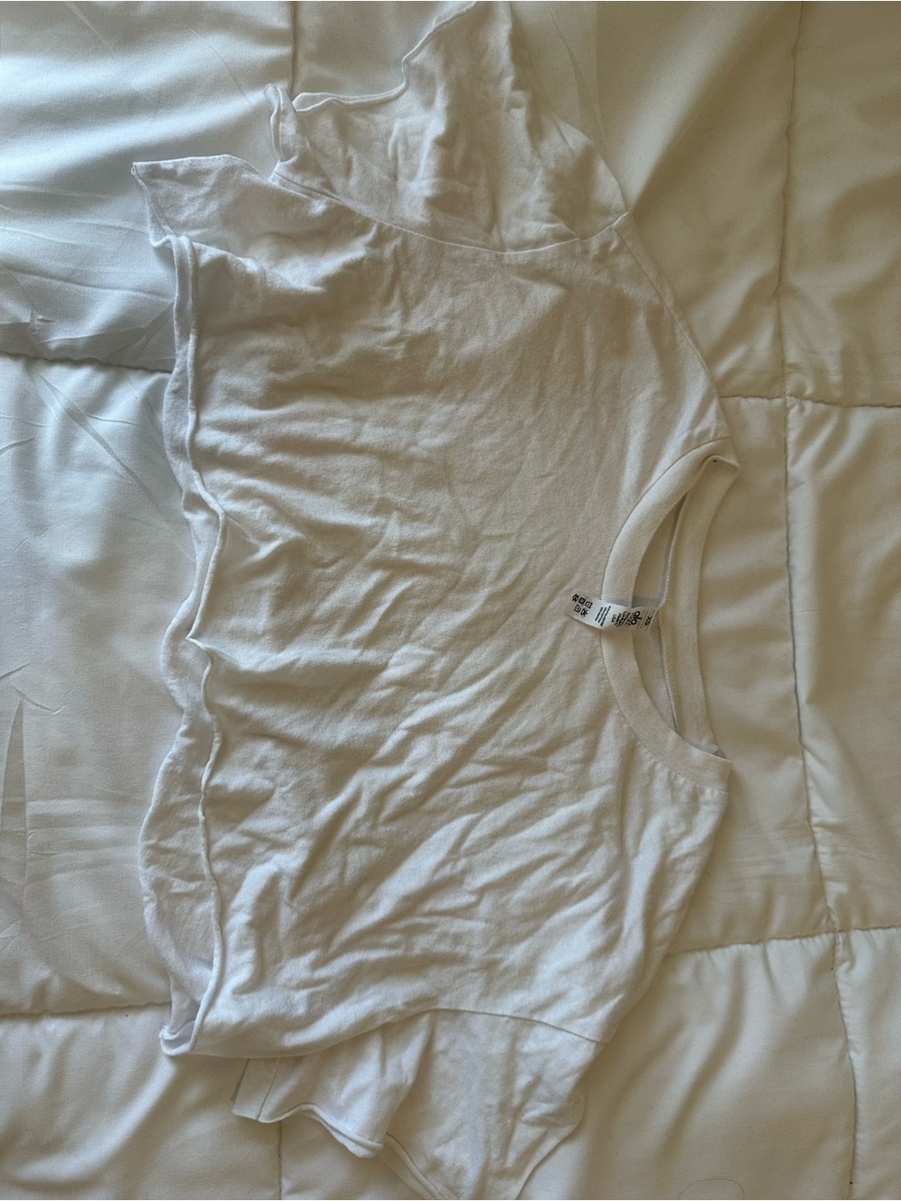 ALO Yoga White crop